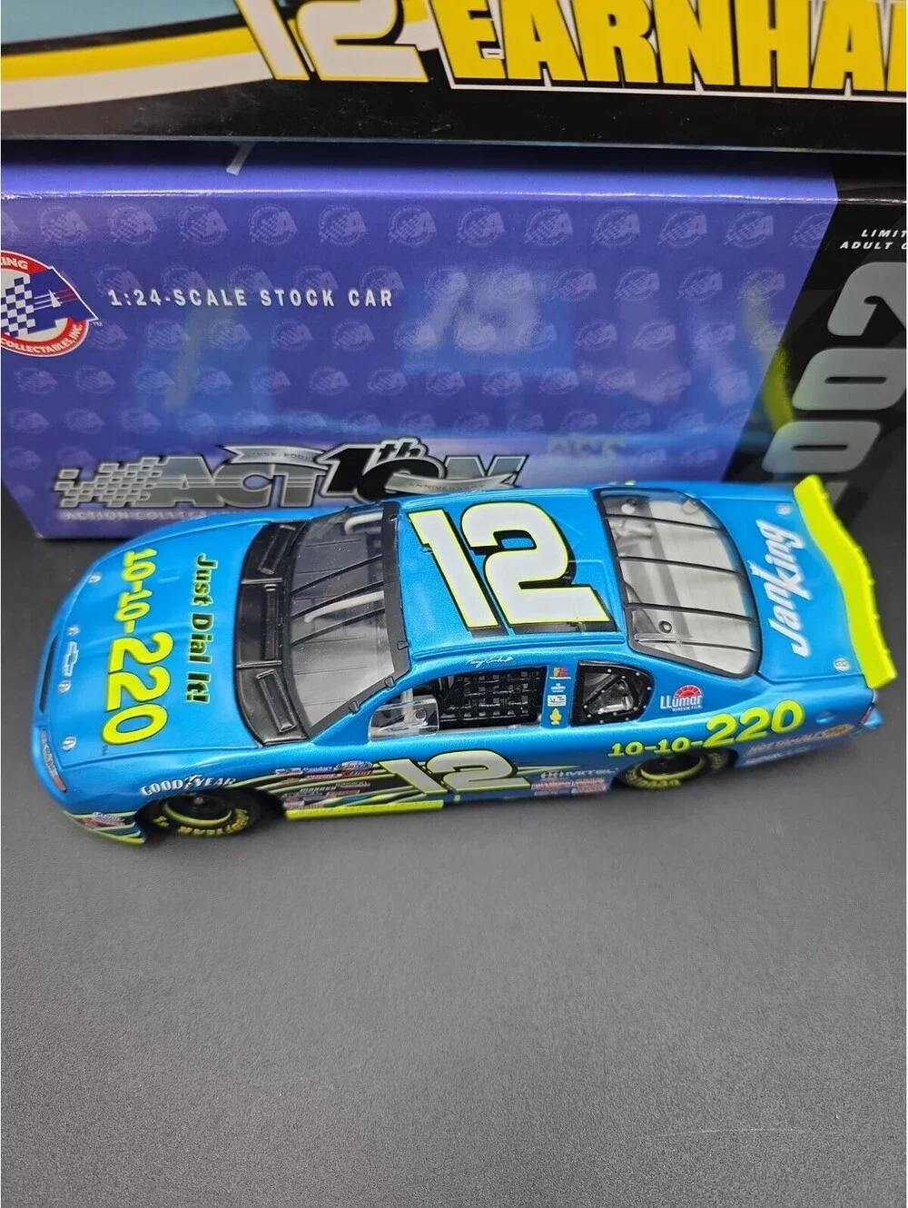Action Kerry Earnhardt #12 2002 10-10-220 Monte Carlo 1/24 Just Dial It! Car